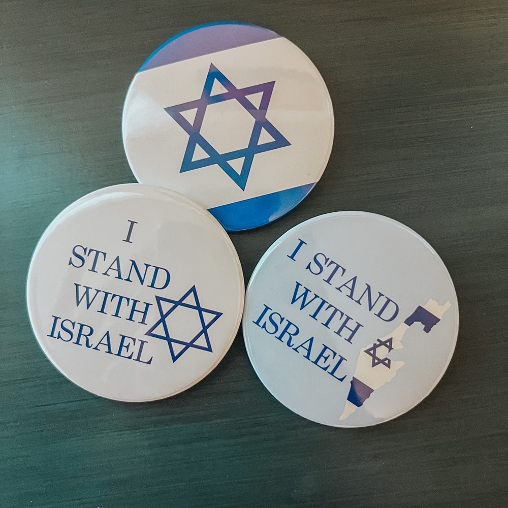 Israel button pins bundle | I stand with Israel